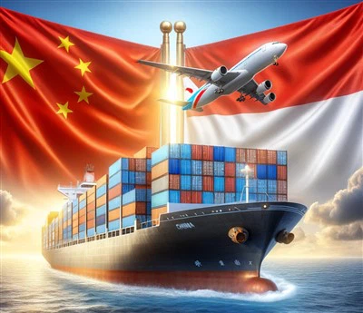 Jūras kravas no Ķīnas līdz Indonēzijai